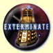 Exterminate Button Badge