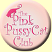 Pink PussyCat Button Badge