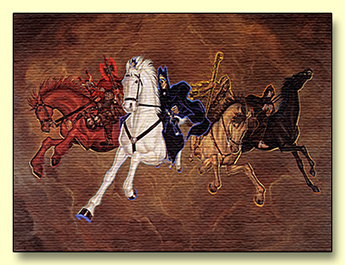 Four Horsemen - Canvas Prints
