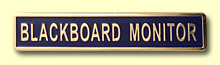 The Blackboard Monitor Badge