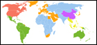 DVD Region Map