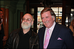 Sir Terry Pratchett and Sir Terry Wogan