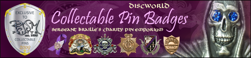 Discworld Collectable Pin Badges