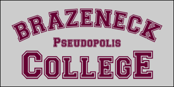 Brazeneck University College T-Shirt